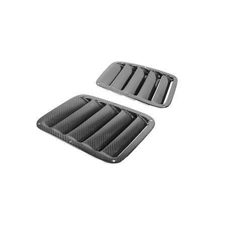 Universal Fitment Hood Vents, Square                      Universal Fitment Hood Vents, Square