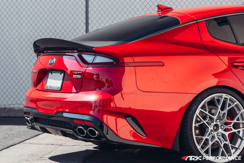 2018-2023 Kia Stinger Carbon Fiber Rear Trunk Decklid Type-B - ARK Performance