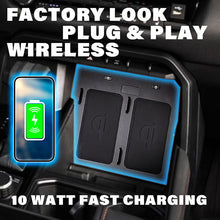 Load image into Gallery viewer, Dual Wireless Phone Charger for 2022+ Toyota Tundra &amp; 2023+ Toyota Sequoia