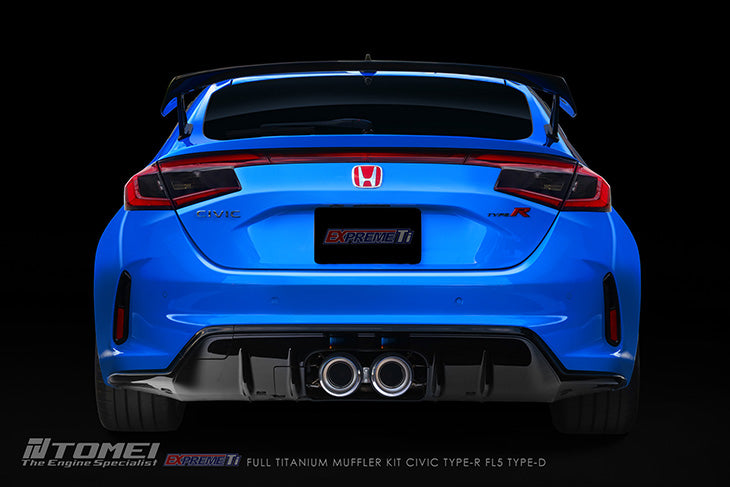 Tomei Full Titanium Expreme Ti Exhaust (Type D / Dual Muffler) - Honda Civic Type R FL5 2023+