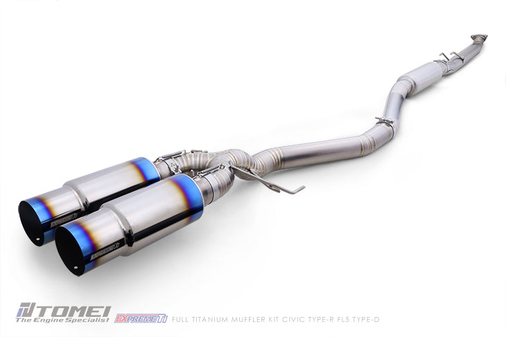 Tomei Full Titanium Expreme Ti Exhaust (Type D / Dual Muffler) - Honda Civic Type R FL5 2023+