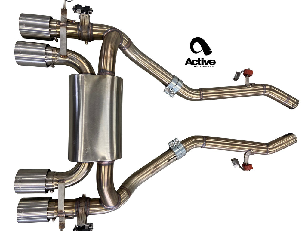 M3 and M4 G80 and G82 Valved Rear Axle-back Exhaust
