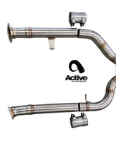 Load image into Gallery viewer, Active Autowerke G80/G82 M3/M4 Signature mid-pipe with X-Pipe