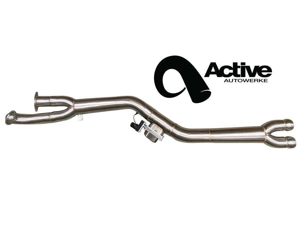 Active Autowerke G87 M2 Signature single mid-pipe with G87-brace and $90 fixed price shipping in lower 48 states