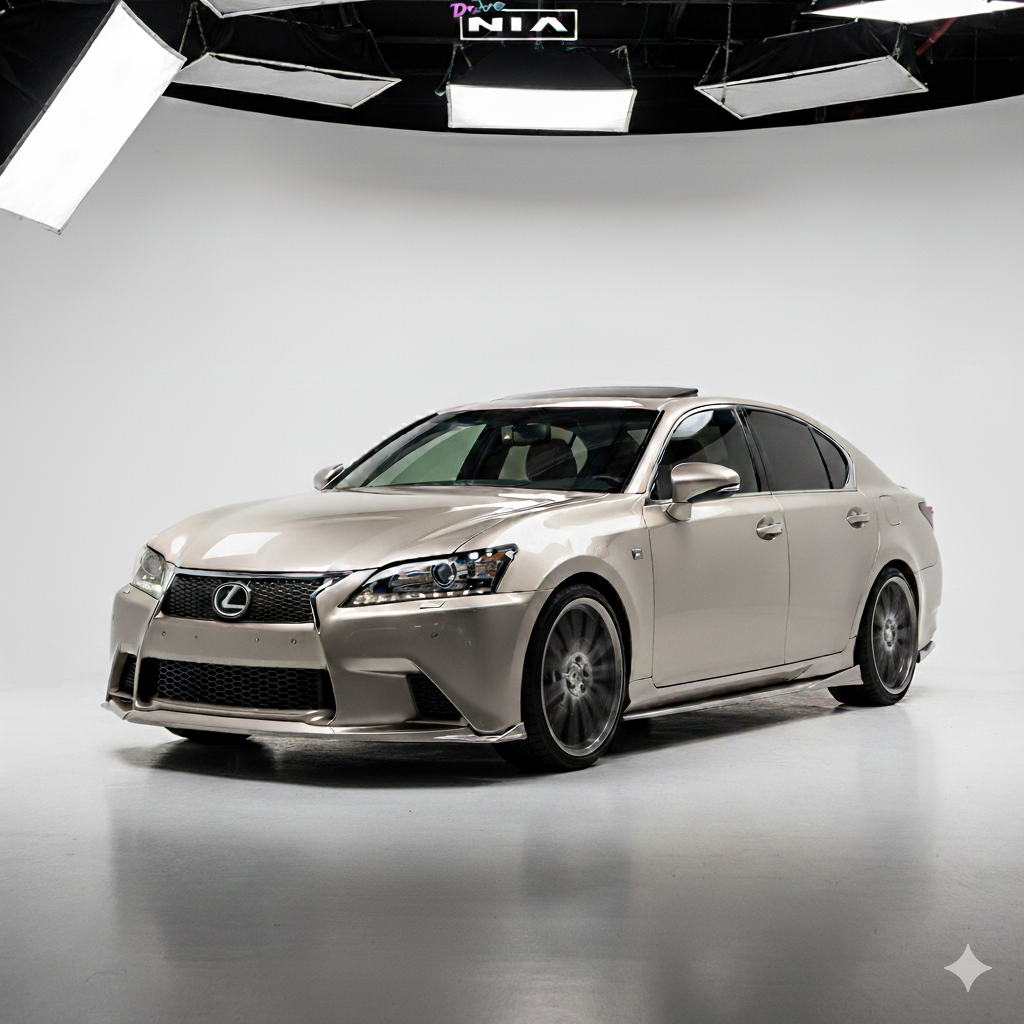 Lexus GS Base Model, F-Sport NIA Side Skirts Lip bodykit  2012-2020 in ABS