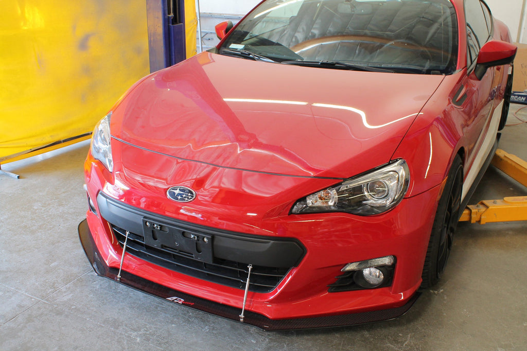 Subaru BRZ Carbon Fiber Wind Splitter w/ Rods 2013-2016                      Subaru BRZ Carbon Fiber Wind Splitter w/ Rods 2013-2016