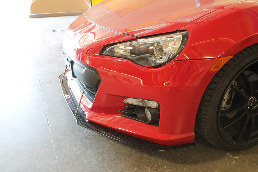 Subaru BRZ Carbon Fiber Wind Splitter w/ Rods 2013-2016                      Subaru BRZ Carbon Fiber Wind Splitter w/ Rods 2013-2016