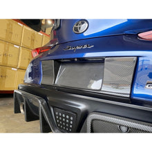 Load image into Gallery viewer, Toyota Supra A90 License Plate Backing 2020-2023                      Toyota Supra A90 License Plate Backing 2020-2023