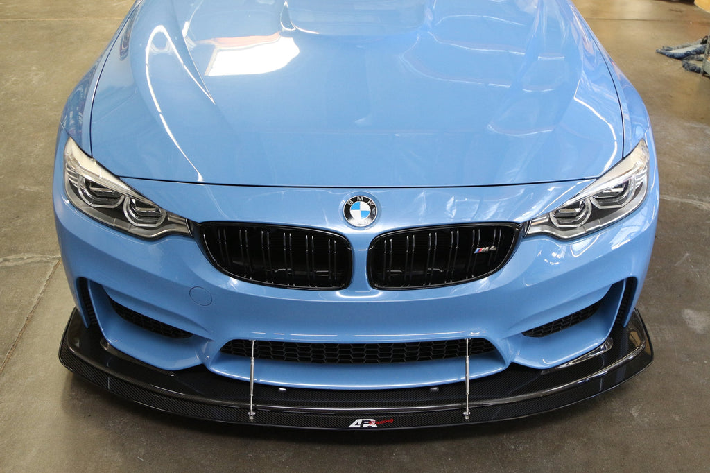 BMW F80 M3/ F82 M4 with APR Performance Lip Splitter                      BMW F80 M3/ F82 M4 with APR Performance Lip Splitter