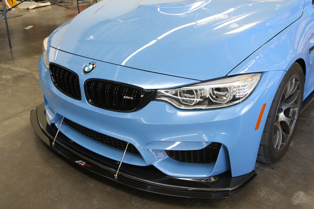 BMW F80 M3/ F82 M4 with APR Performance Lip Splitter                      BMW F80 M3/ F82 M4 with APR Performance Lip Splitter