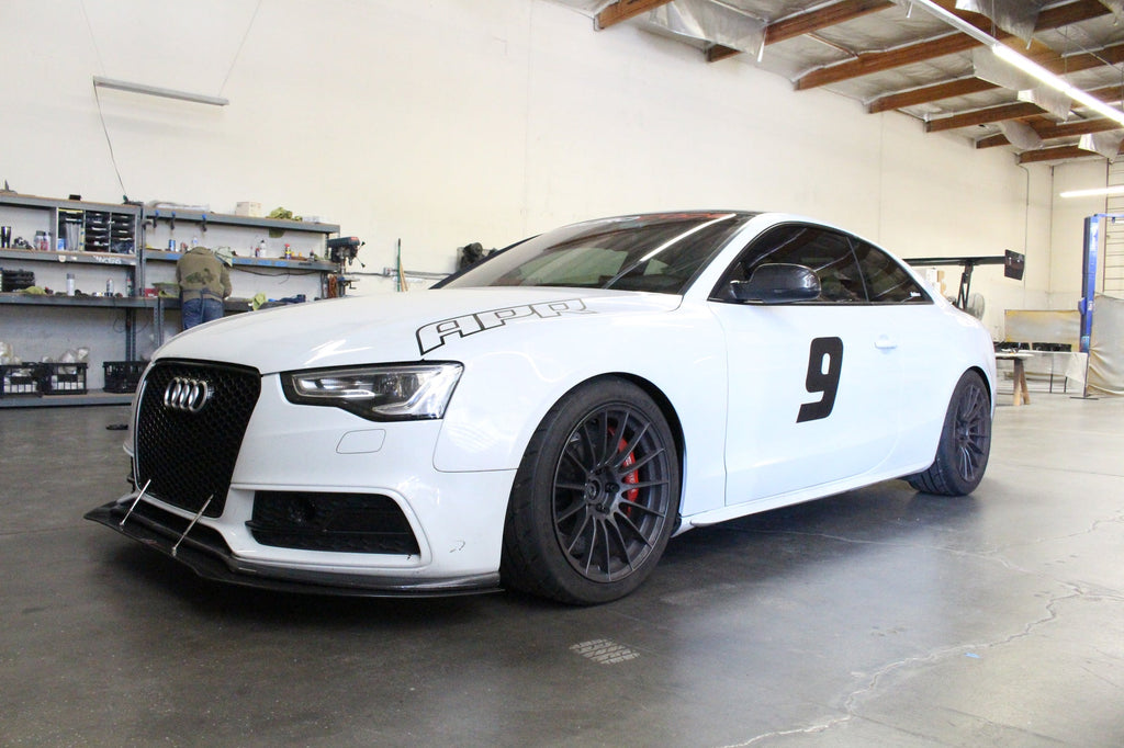 Audi S5 Stock Bumper Front Wind Splitter 2009-2012                      Audi S5 Stock Bumper Front Wind Splitter 2009-2012
