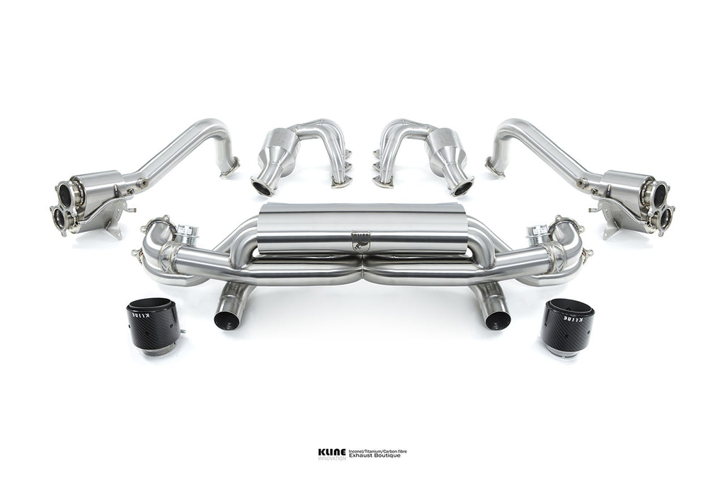 Kline Innovation Valvetronic Cat Back Exhaust (718 GT4 / Spyder / GTS 4.0)