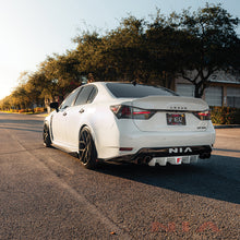 Load image into Gallery viewer, Lexus GS-F NIA Full lip Body Kit 6pcs (Front Splitter, Side Skirt Rockers, Rear apron spats, Diffuser Bumper Extension) 2016-2020  in ABS