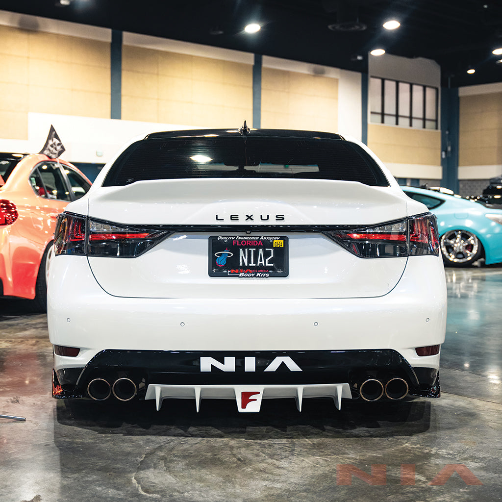 Lexus GS Base Model, F-Sport, GS-F NIA ducktail Spoiler V2 2012-2020 in ABS