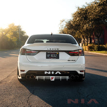 Load image into Gallery viewer, Lexus GS-F  NIA Rear Diffuser Bumper Extension 2016-2020 in ABS or Carbon Fiber