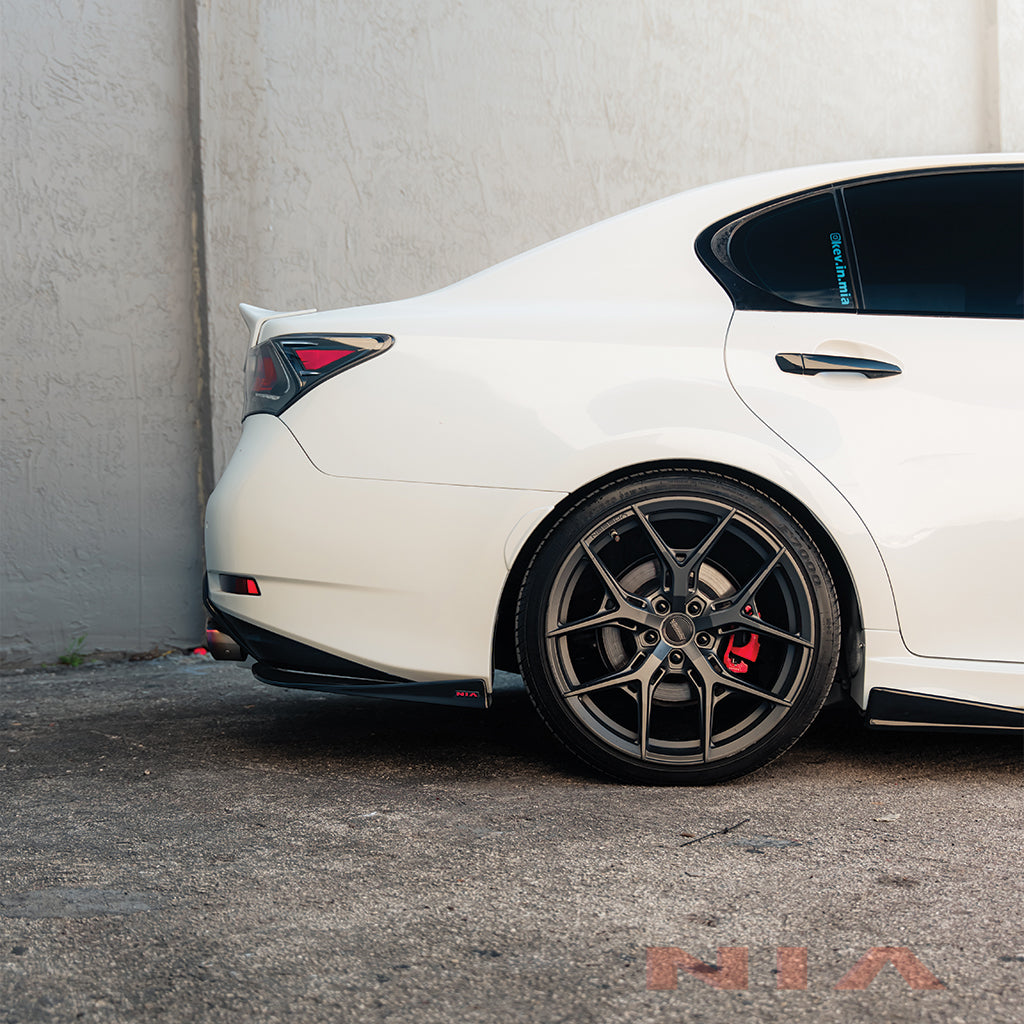 Lexus GS-F 2016-2020 NIA Rear Spats in ABS or Carbon Fiber