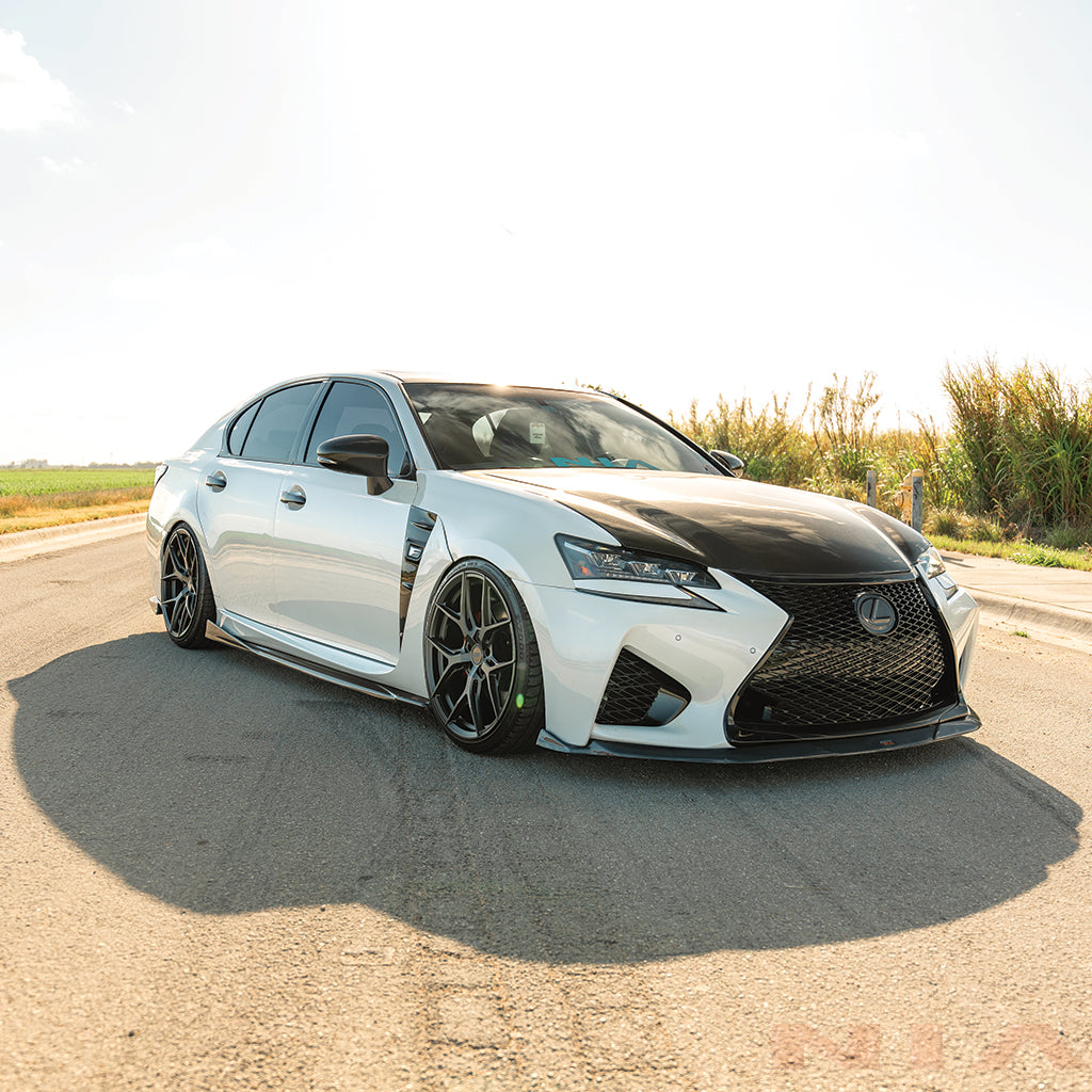 Lexus GS-F  NIA Side Skirts 2016-2020 in ABS or Carbon Fiber