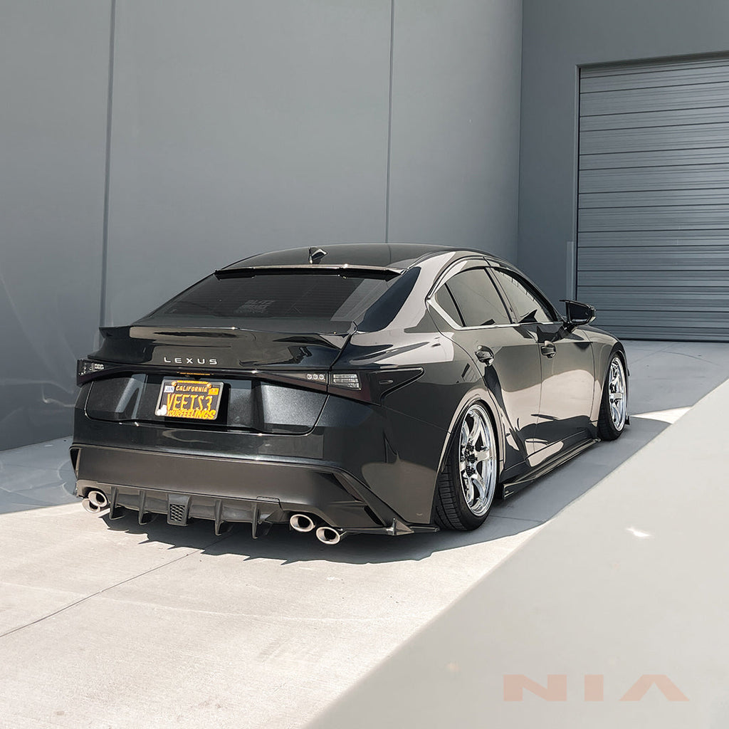 Lexus IS Base Model, F-sport, IS500 NIA Rear Duck Bill Trunk Spoiler V3 2021-2025 in ABS