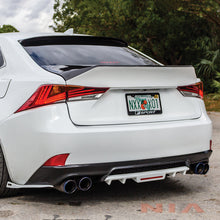 Load image into Gallery viewer, Lexus IS F-Sport NIA rear lip bumper extension Diffuser bodykit 2017-2020 in ABS