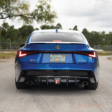 Load image into Gallery viewer, Lexus IS Base Model, F-Sport NIA rear lip bumper extension Diffuser bodykit  2021-2025 in ABS or Carbon Fiber