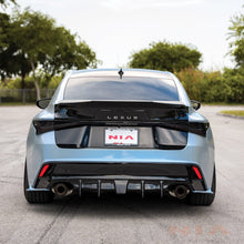 Load image into Gallery viewer, Lexus IS Base Model, F-Sport NIA rear lip bumper extension Diffuser bodykit  2021-2025 in ABS or Carbon Fiber