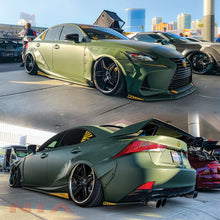 Load image into Gallery viewer, Lexus IS Base Model, F-Sport NIA full splitter lip bodykit 5pcs (front lip, side skirts, rear apron spats)  2017-2020 in ABS
