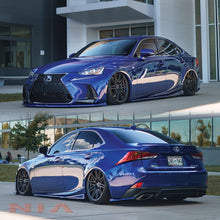 Load image into Gallery viewer, Lexus IS Base Model, F-Sport NIA full splitter lip bodykit 5pcs (front lip, side skirts, rear apron spats)  2017-2020 in ABS