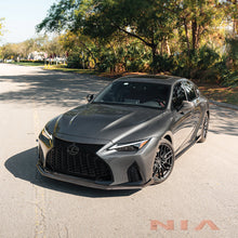 Load image into Gallery viewer, Lexus IS 500 NIA full splitter lip bodykit 5pcs (front lip, side skirts, rear apron spats) 2022-2025  in ABS or Carbon Fiber