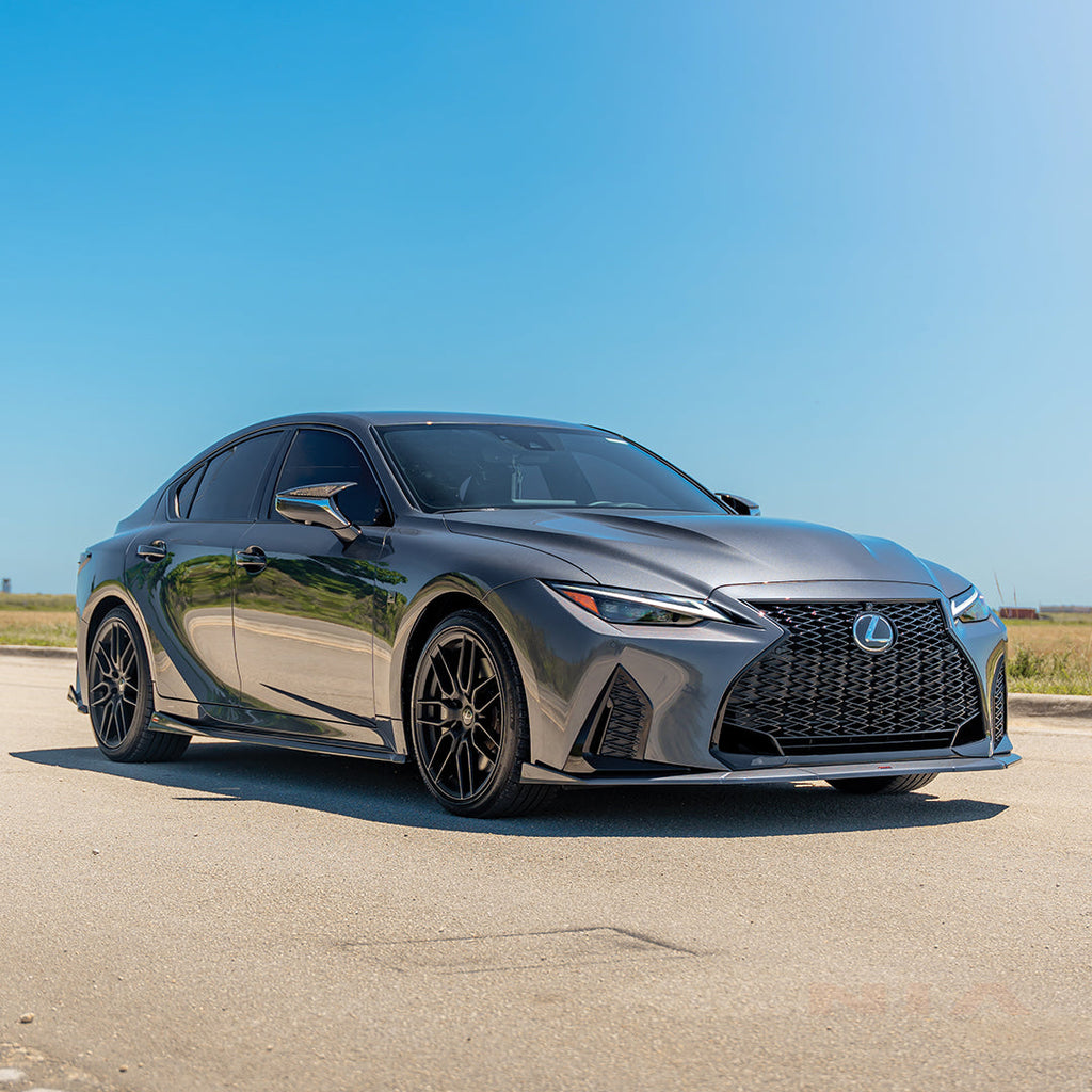 Lexus IS 500 NIA Front Lip Splitter Bodykit 2022-2025 in ABS or Carbon Fiber