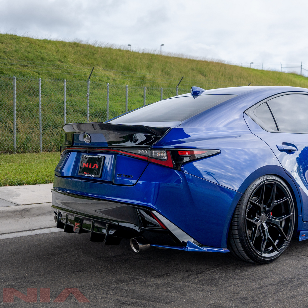 Lexus IS Base Model, F-sport, IS500 NIA Rear Duck Bill Trunk Spoiler V2 2021-2025 in ABS