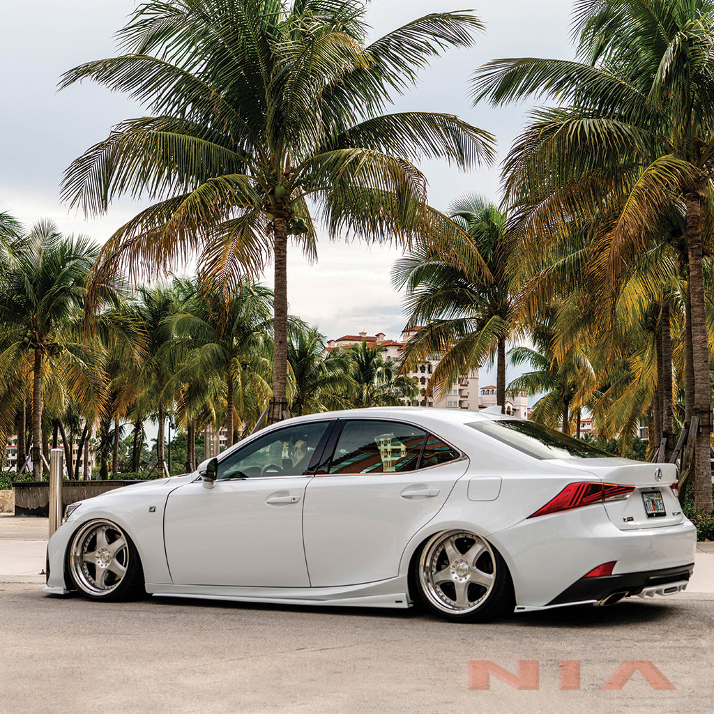 Lexus IS Base Model, F-Sport NIA Rear Lip Spats bodykit  2017-2020 in ABS