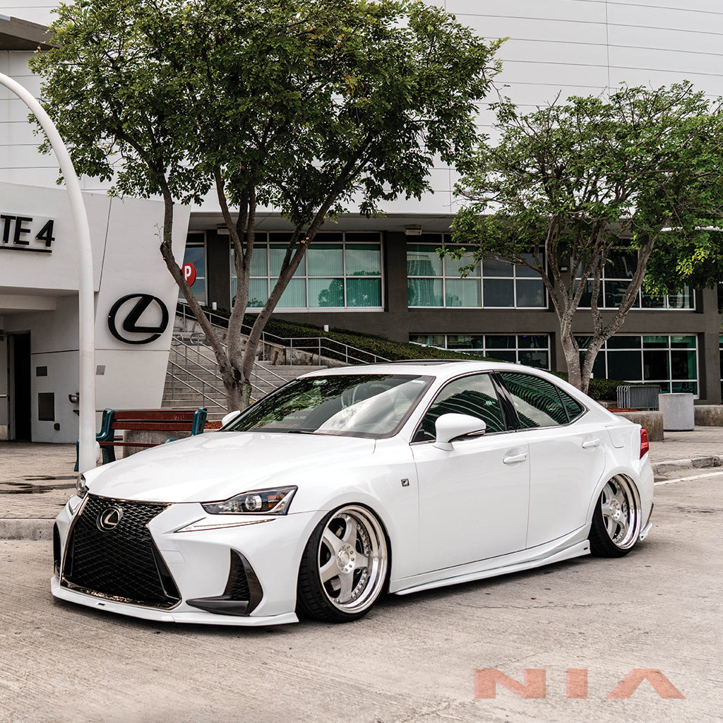 Lexus IS Base Model, F-Sport NIA  side skirts lip bodykit 2017-2020 in ABS