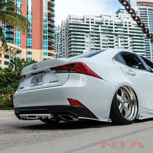 Load image into Gallery viewer, Lexus IS F-Sport NIA rear lip bumper extension Diffuser bodykit 2017-2020 in ABS