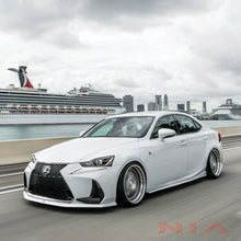 Load image into Gallery viewer, Lexus IS Base Model, F-Sport NIA full splitter lip bodykit 5pcs (front lip, side skirts, rear apron spats)  2017-2020 in ABS