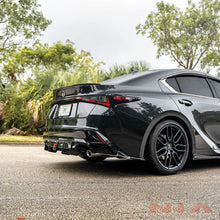 Load image into Gallery viewer, Lexus IS Base Model, F-Sport NIA Rear Lip Spats bodykit  2021-2025 in ABS or Carbon Fiber