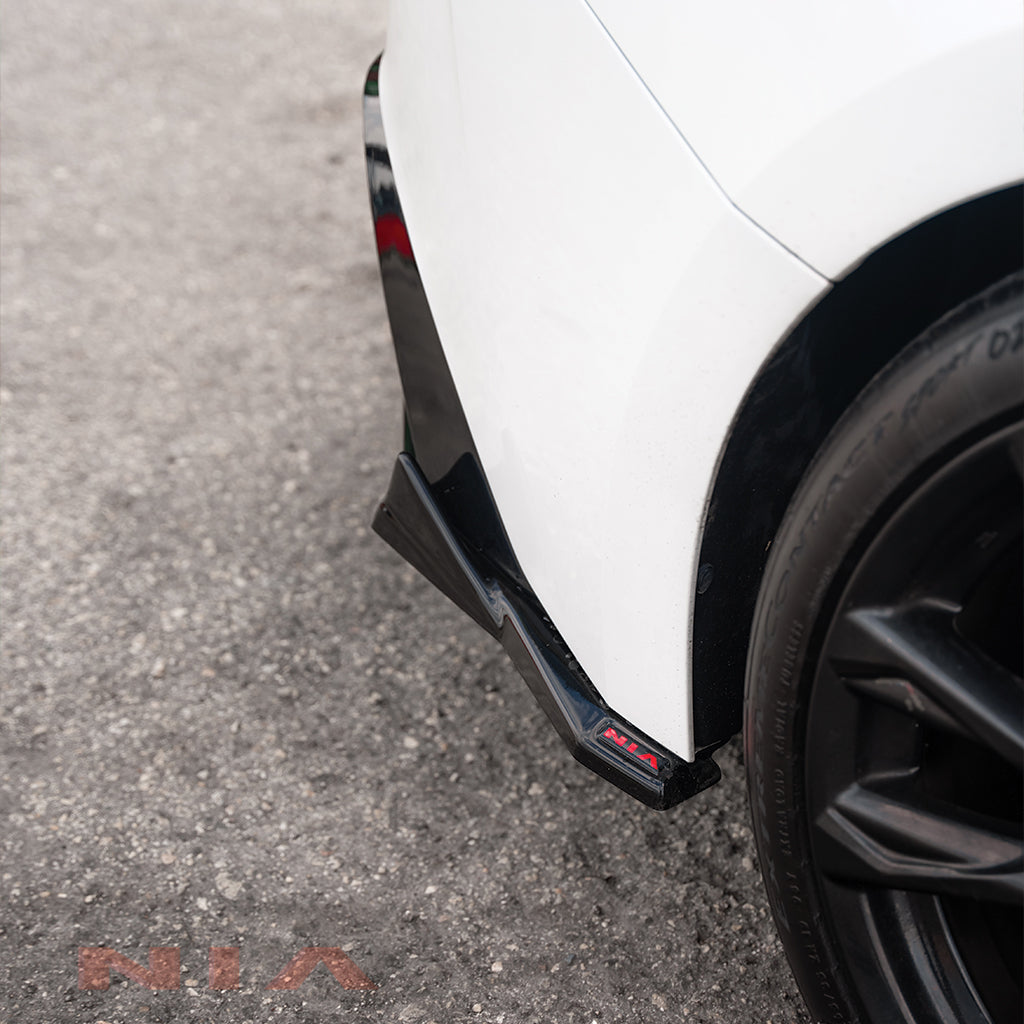 Lexus IS Base Model, F-Sport NIA Rear Lip Spats bodykit  2021-2025 in ABS or Carbon Fiber