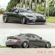 Load image into Gallery viewer, Lexus IS F-Sport NIA full splitter lip bodykit 5pcs (front lip, side skirts, rear apron spats)  2014-2016 in ABS