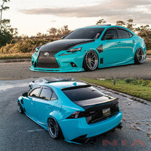 Load image into Gallery viewer, Lexus IS F-Sport NIA full splitter lip bodykit 5pcs (front lip, side skirts, rear apron spats)  2014-2016 in ABS