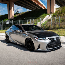 Load image into Gallery viewer, Lexus IS Base Model NIA Front Splitter Lip body kit 2021-2025 in ABS or Carbon Fiber