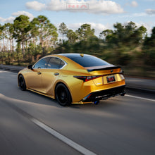 Load image into Gallery viewer, Lexus IS Base Model, F-Sport NIA Rear Lip Spats bodykit  2021-2025 in ABS or Carbon Fiber