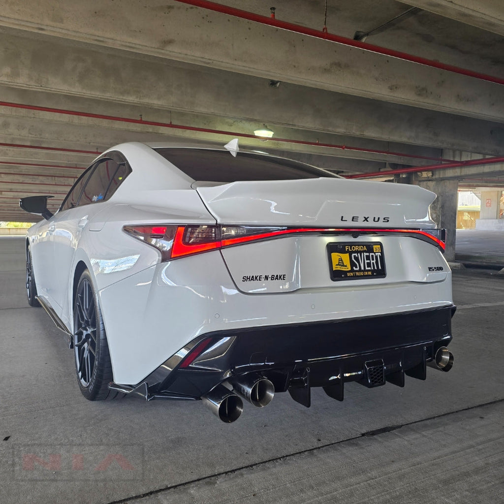 Lexus IS Base Model, F-sport, IS500 NIA Rear Duck Bill Trunk Spoiler V3 2021-2025 in ABS