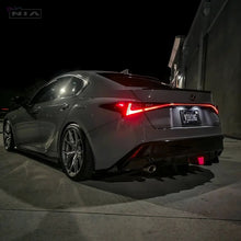 Load image into Gallery viewer, Lexus IS Base Model, F-Sport NIA rear lip bumper extension Diffuser bodykit  2021-2025 in ABS or Carbon Fiber