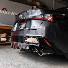 Load image into Gallery viewer, Lexus IS 500 NIA rear lip bumper extension Diffuser bodykit 2022-2025 in ABS or Carbon Fiber