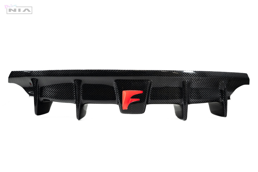 Lexus IS Base Model, F-Sport NIA rear lip bumper extension Diffuser bodykit  2021-2025 in ABS or Carbon Fiber