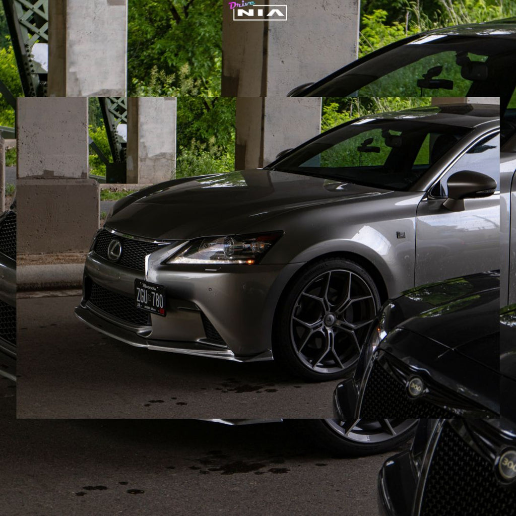 Lexus GS F-Sport NIA Front Splitter Lip bodykit  2012-2015 in ABS