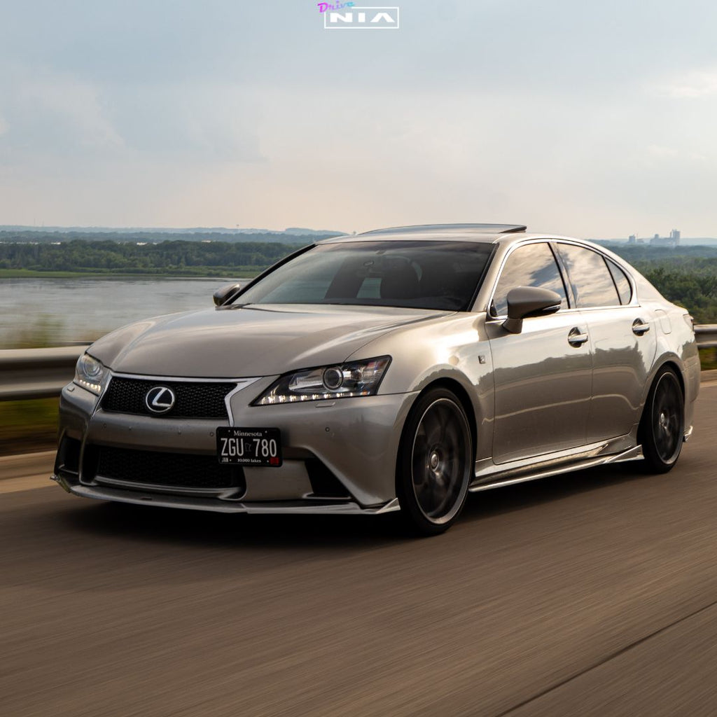 Lexus GS Base Model, F-Sport NIA Side Skirts Lip bodykit  2012-2020 in ABS
