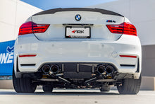 Load image into Gallery viewer, Rear View of a BMW M4 with the ARK DT-S Exhaust System installed. 