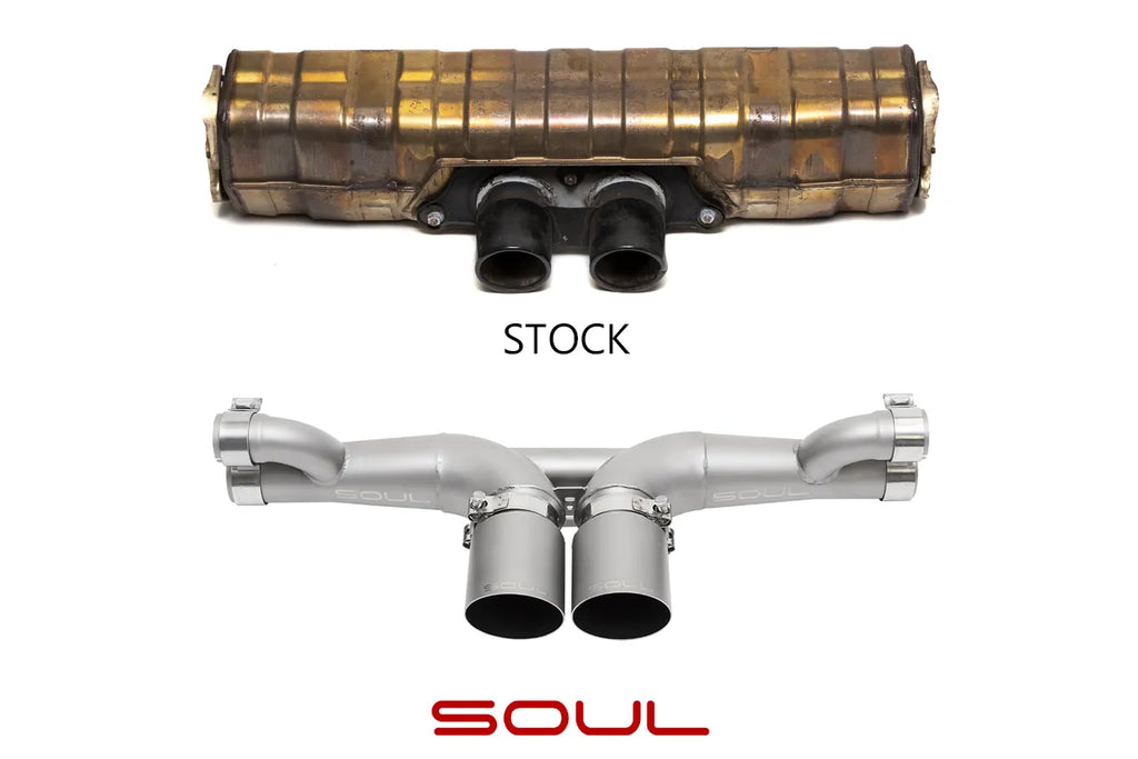 Soul Performance Porsche 991 GT3 / GT3 RS / 911R SOUL Center Muffler Bypass Exhaust