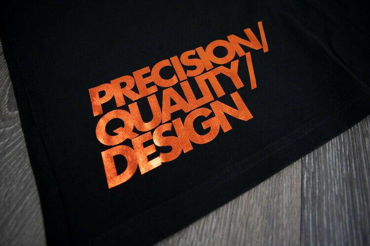 "PRECISION / DESIGN / QUALITY" TEE Coilovers - Riaction Performance Shocks