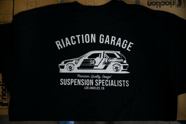 "RIACTION GARAGE" TEE Coilovers - Riaction Performance Shocks
